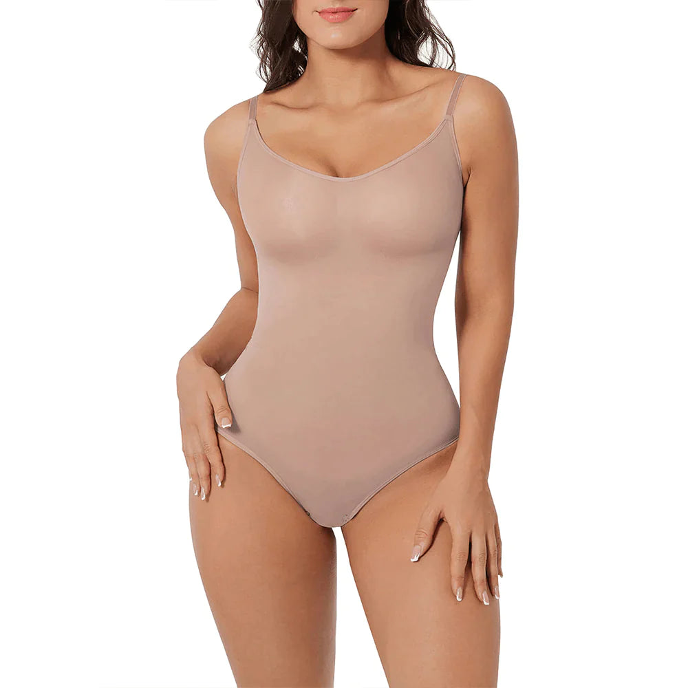 Bingrong Women Shaping Full Slips Shapewear Bodysuit for Under Dresses  Tummy Control Body Shaper Slimming Seamless Camisole Built in Bra Tank  Dress(L - ShopStyle